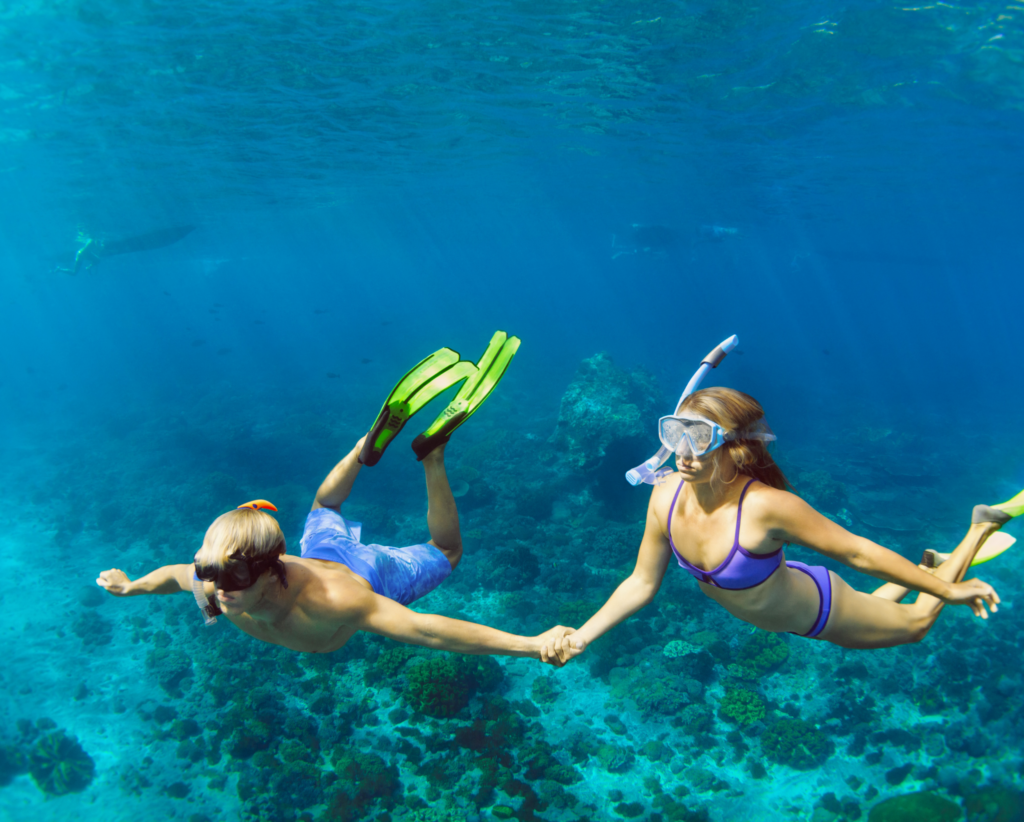 Panama Snorkeling Couple Image